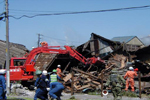 倒壊建物からの救出訓練（平成１２年）